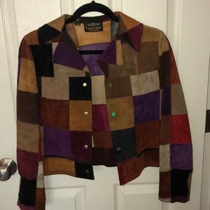 Latigo-West Patchwork Leather Jacket